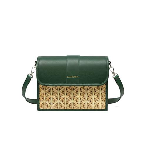 Bamboura “Equinox” bamboo leather handmade handbag