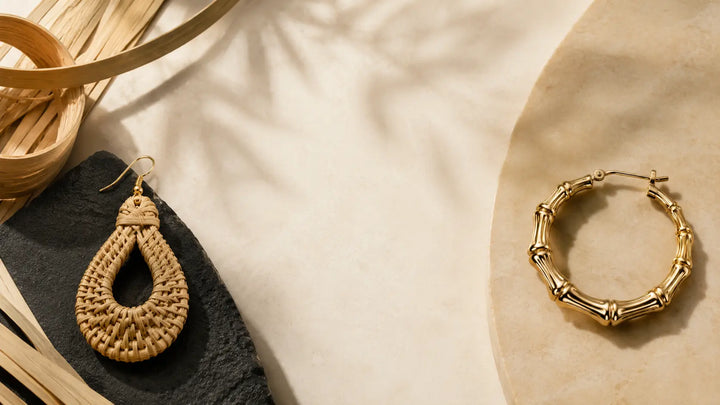 Real Bamboo Earrings vs Bamboo-Style Hoops: What Is the Difference?