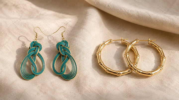 Bamboo Earrings: Real Bamboo vs Bamboo-Style Hoops