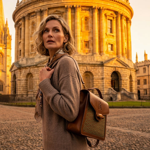 Bamboura ”The Bamboo Poet“ bamboo leather knot bag