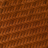 Close up of handwoven bamboo texture on Apsley Weave handbag