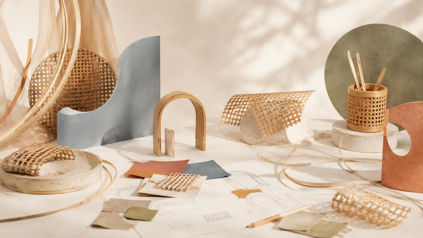 Bamboo material study for Bamboura Design Lab